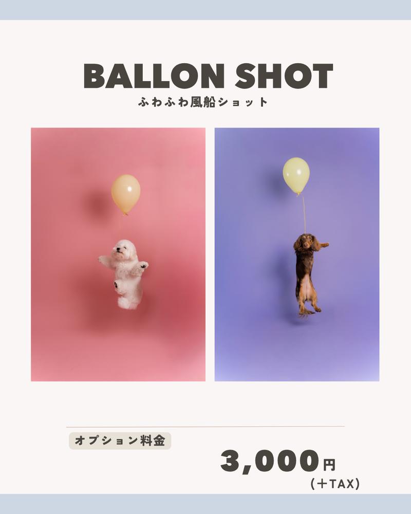 BALLON SHOT ふわふわ風船ショット